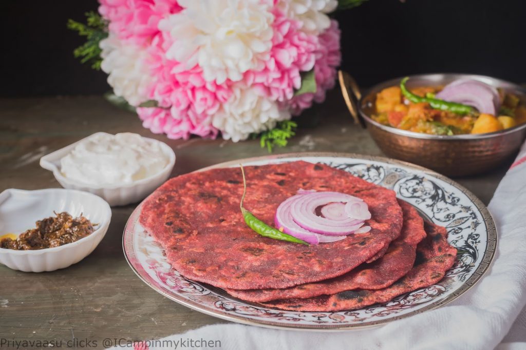 Beets paratha 