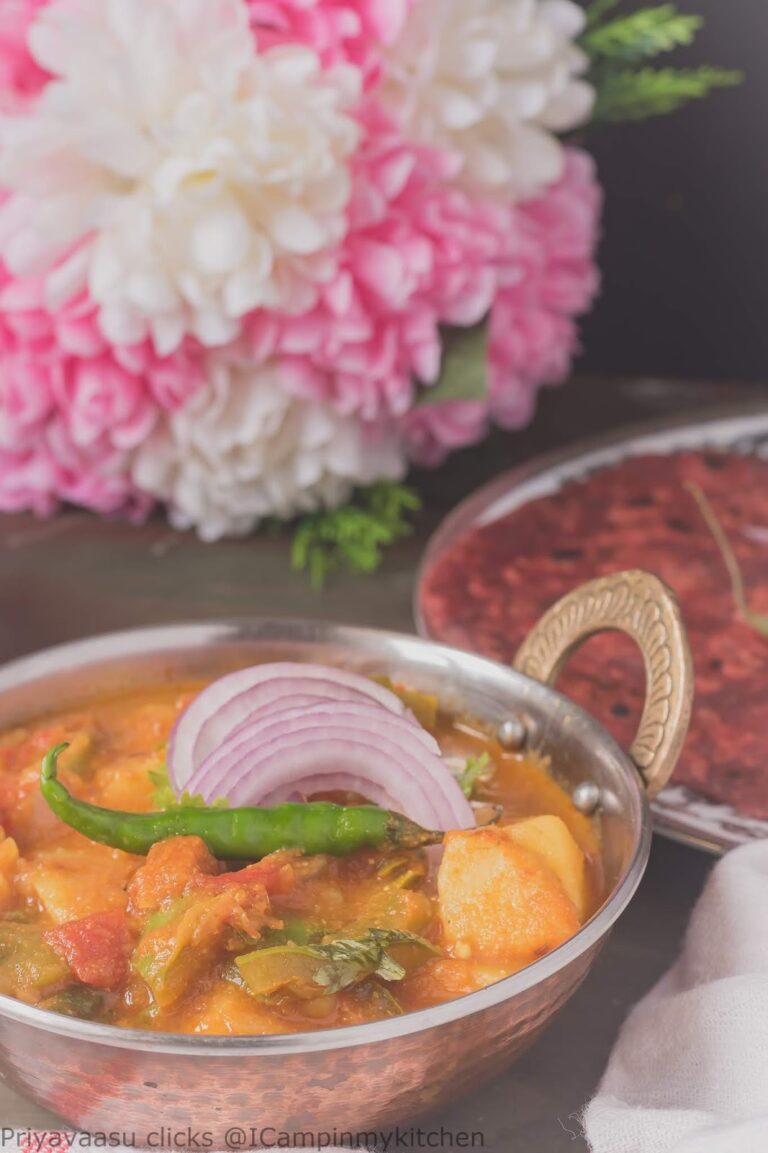 Potato & Capsicum Cashew Masala | Vegan Sides