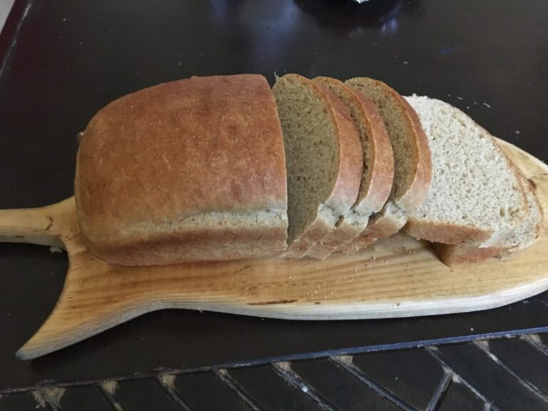 100% Whole Wheat Bread - Vegan Whole Wheat loaf bread