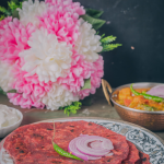 Easy breakfast beetroot paratha