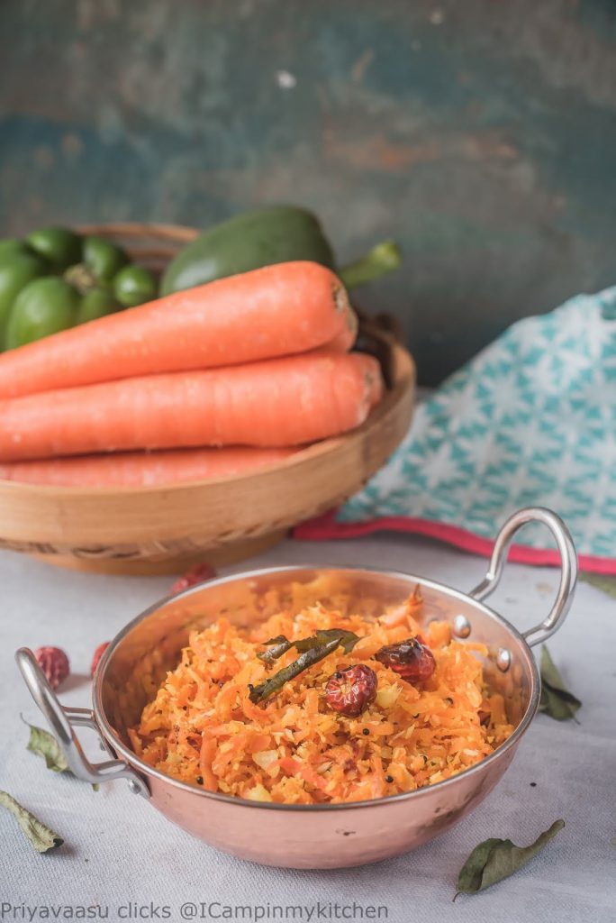 Carrot poriyal