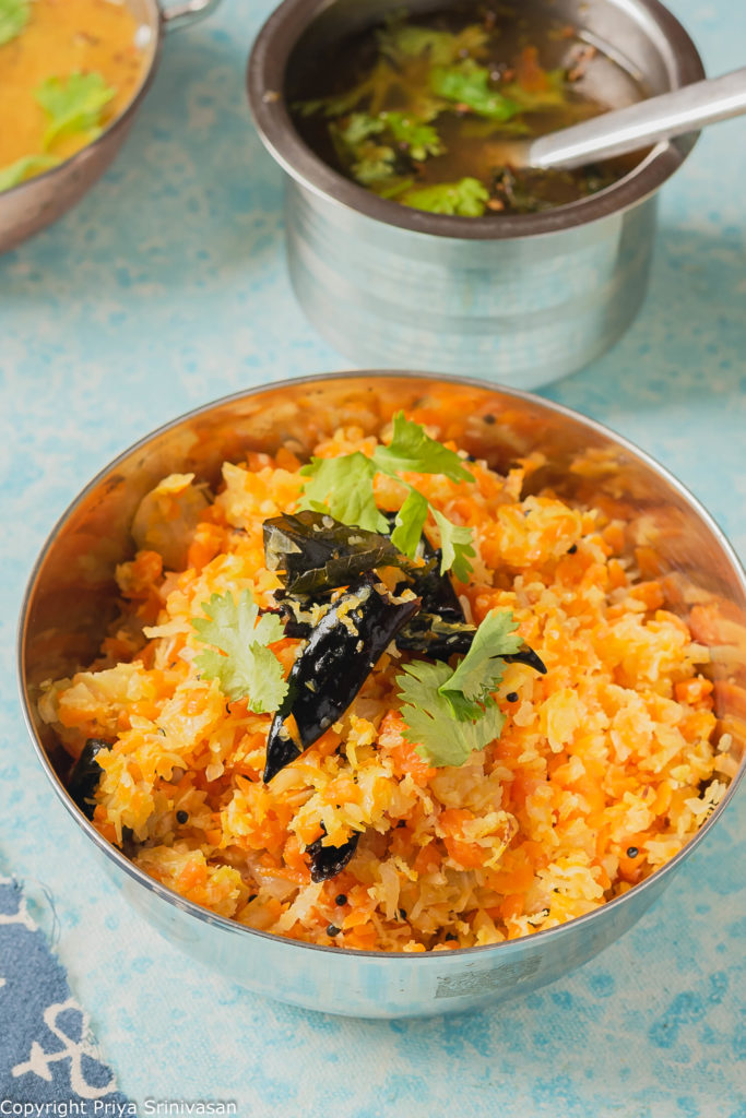 Cabbage & Carrot curry