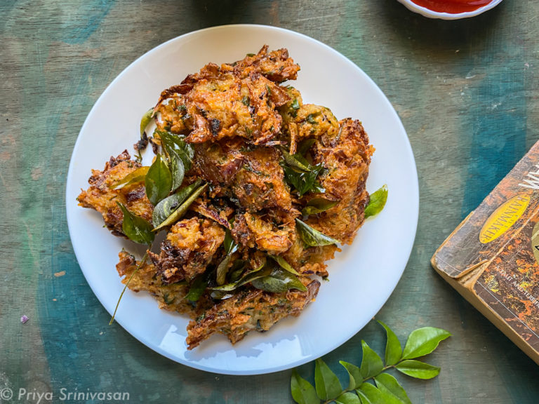 Leftover Rice pakoda