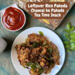 chawal ke pakode