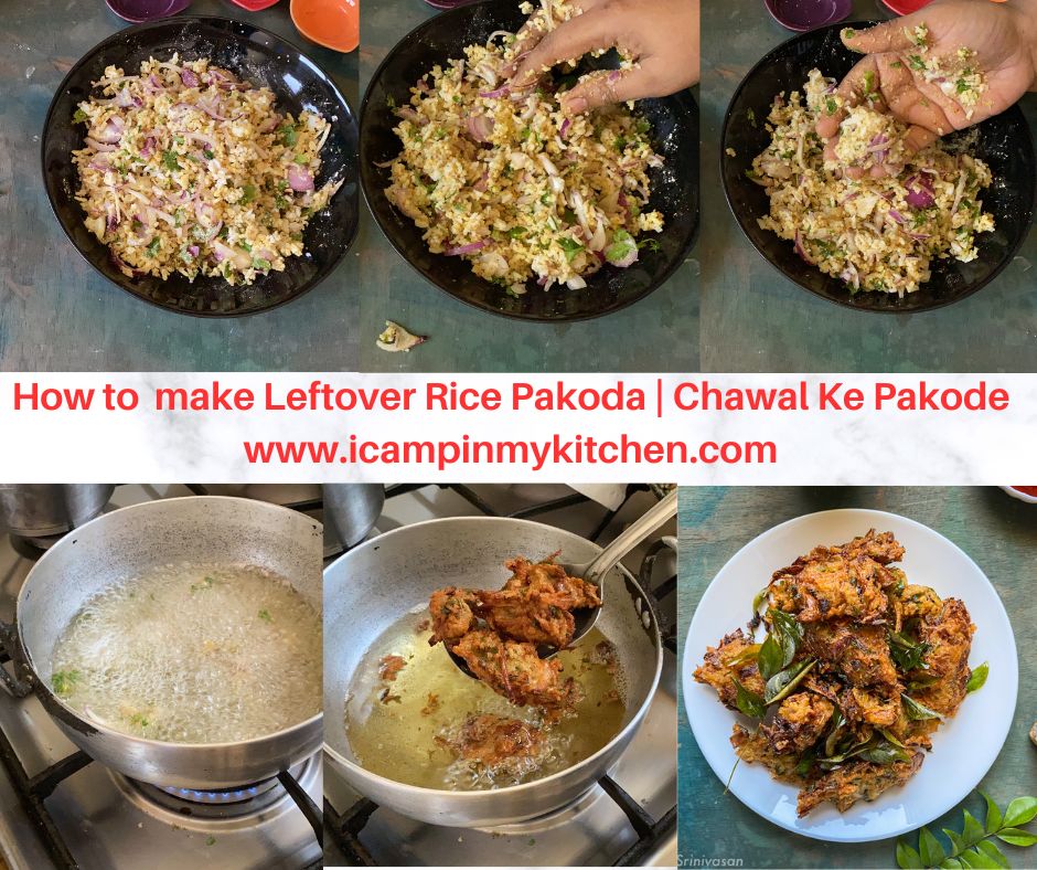 how to make rice pakoda