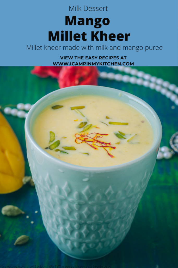 Mango Millet Kheer Pin