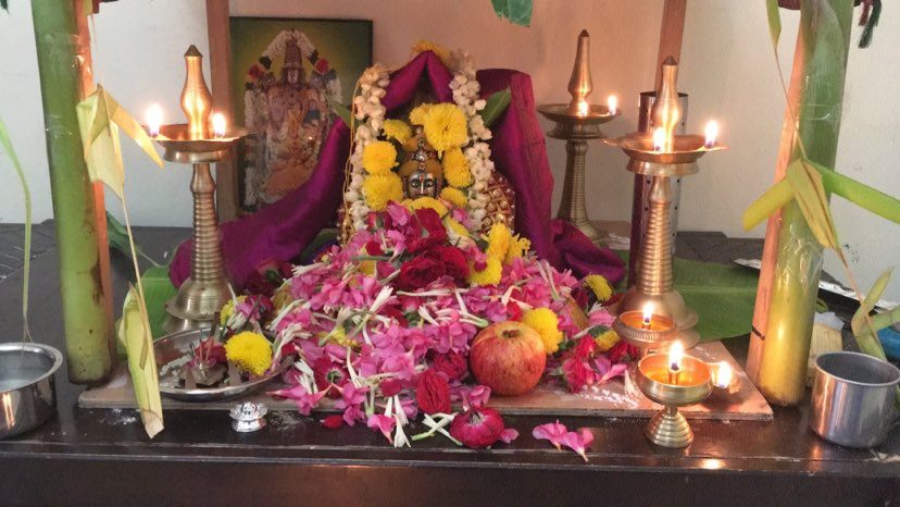 Varalakshmi pooja decoraties