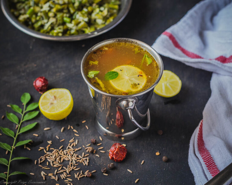Lemon Rasam/Yelumichai rasam - South Indian Lunch Menu