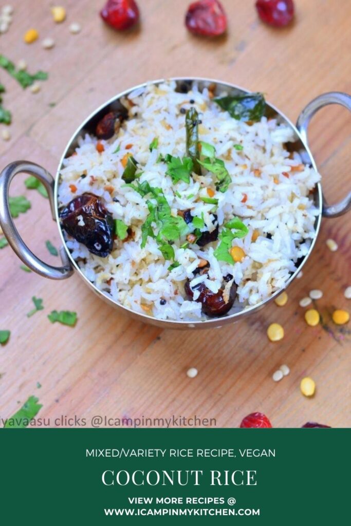 Coconut rice pin 