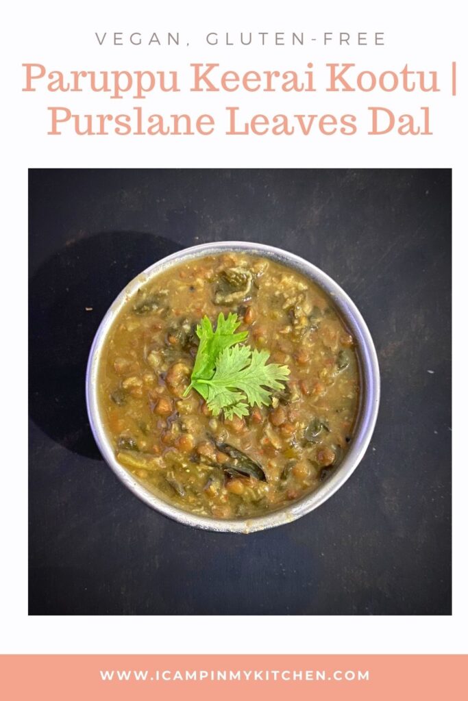 Paruppu Keerai Kootu How to make Keerai Kootu I camp in my kitchen