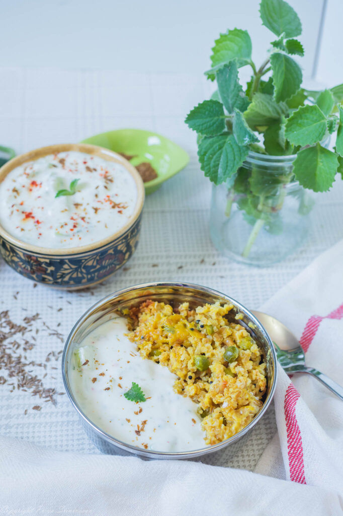 Khichdi and raita