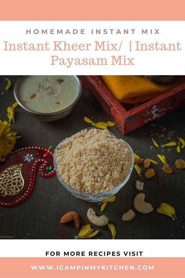Instant kheer mix pin