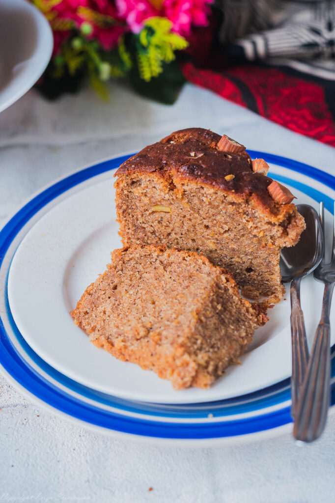 Whole wheat apple cake 