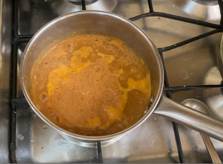 Boiling rasam 