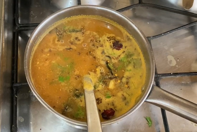 Cumin rasam with tempering 