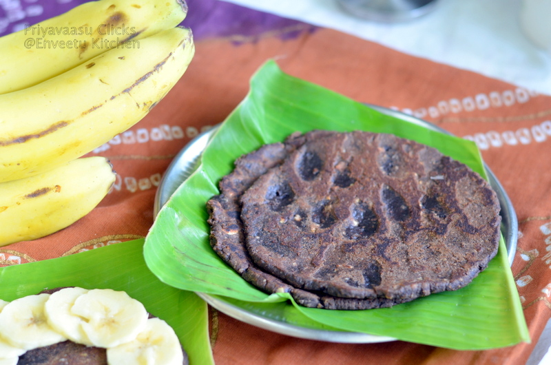 Sweet Ragi Adai 