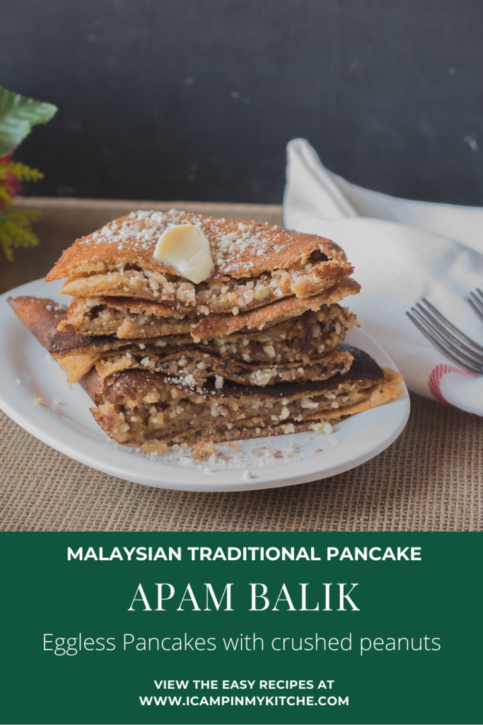 Apam balik pancake pin