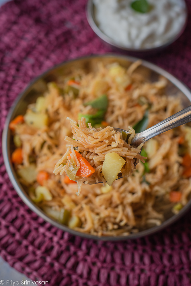 Semiya Upma | Vermicelli Upma | Noodles Upma