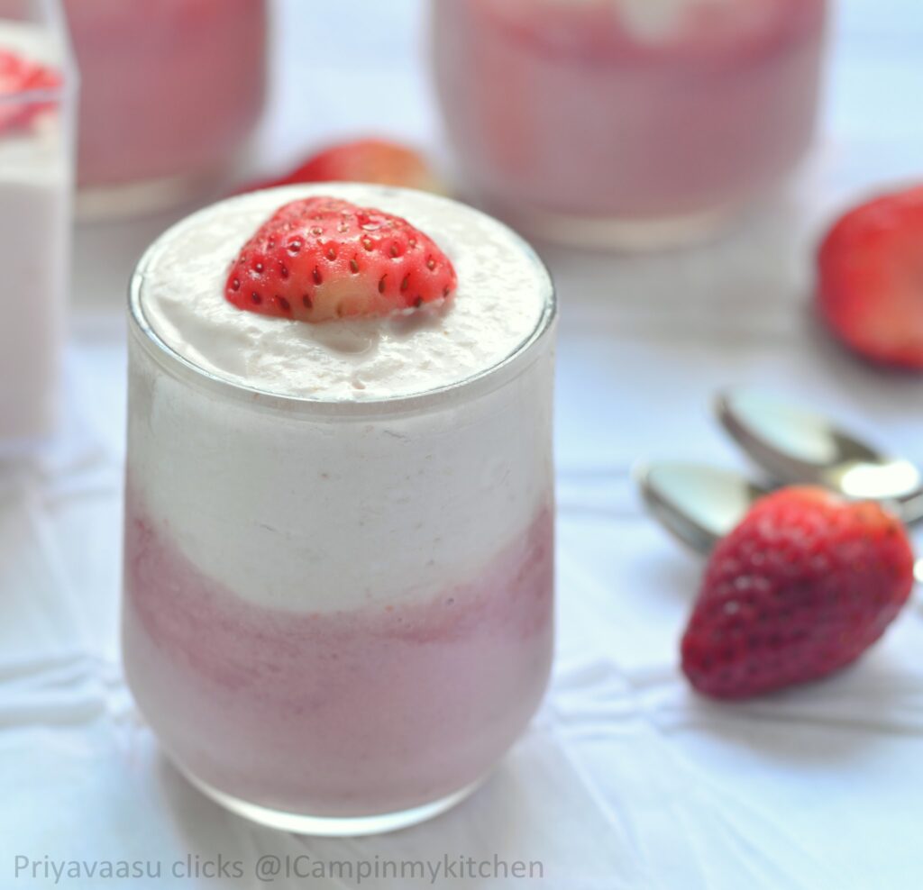 Strawberry fruit dessert