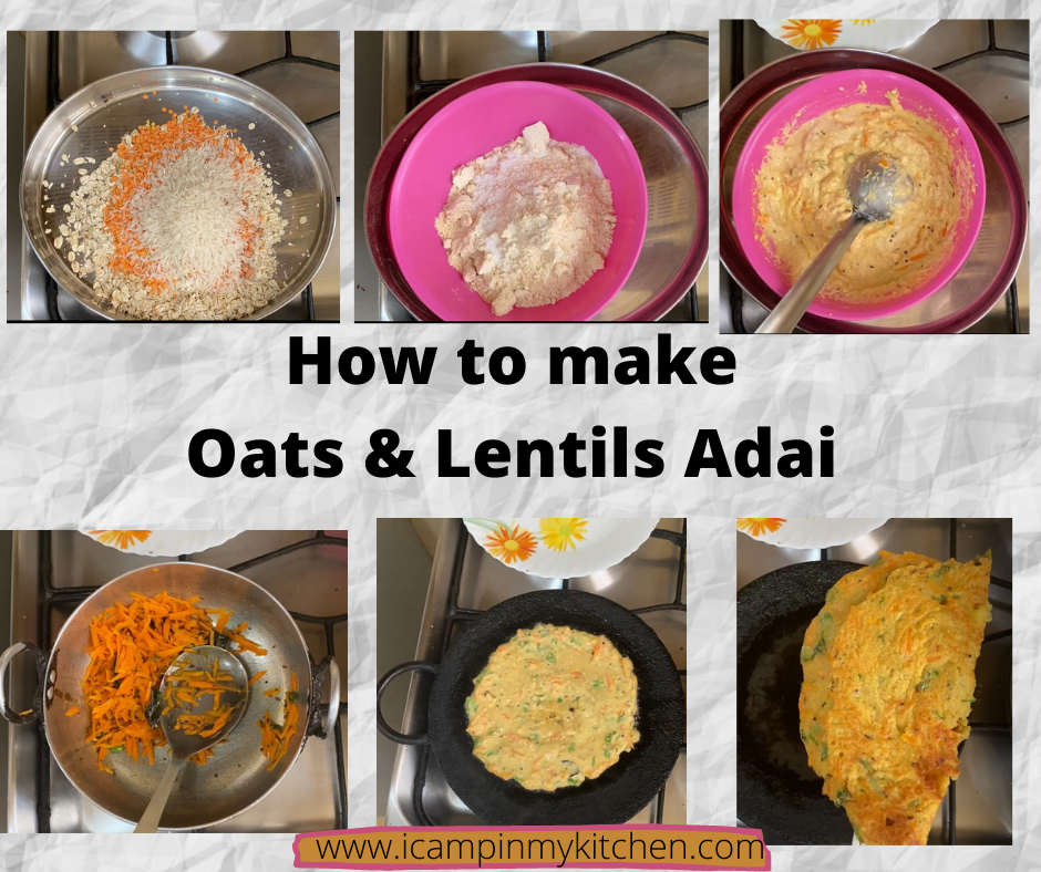 Oats adai making 