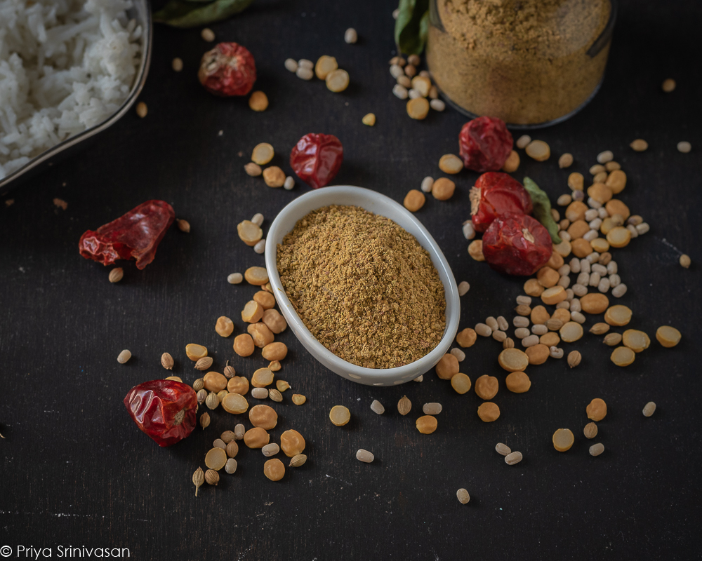 Kafir lime leaves podi