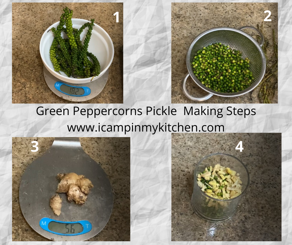 green pickle making steps