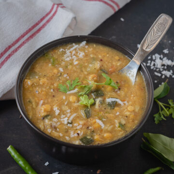 Zucchini Kadalai paruppu kootu