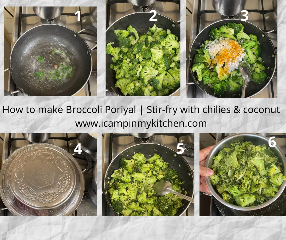 How to make broccoli poriyal 