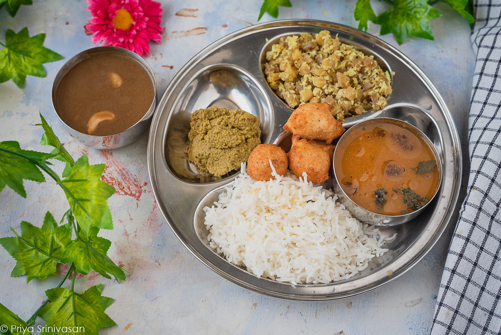 South indian lunch thali #7