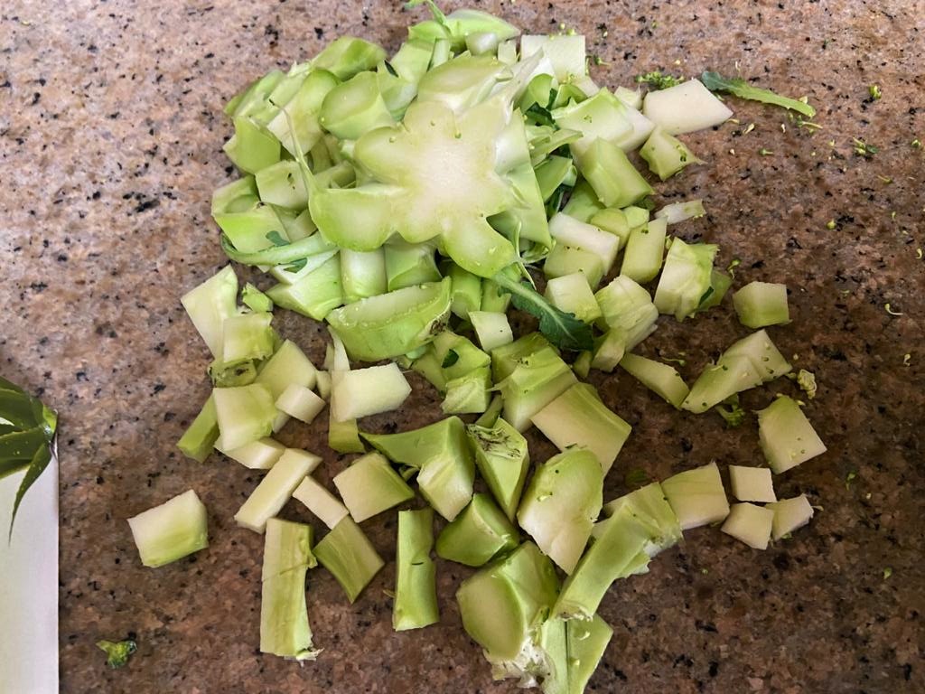 broccoli stalks