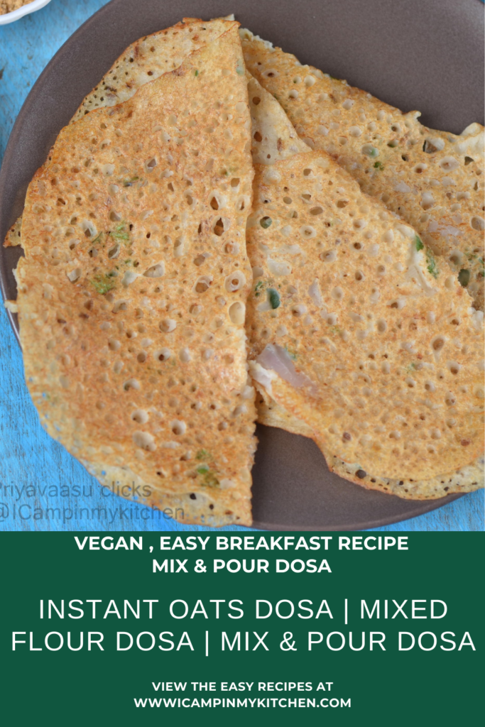 Instant Oats Dosa Pin