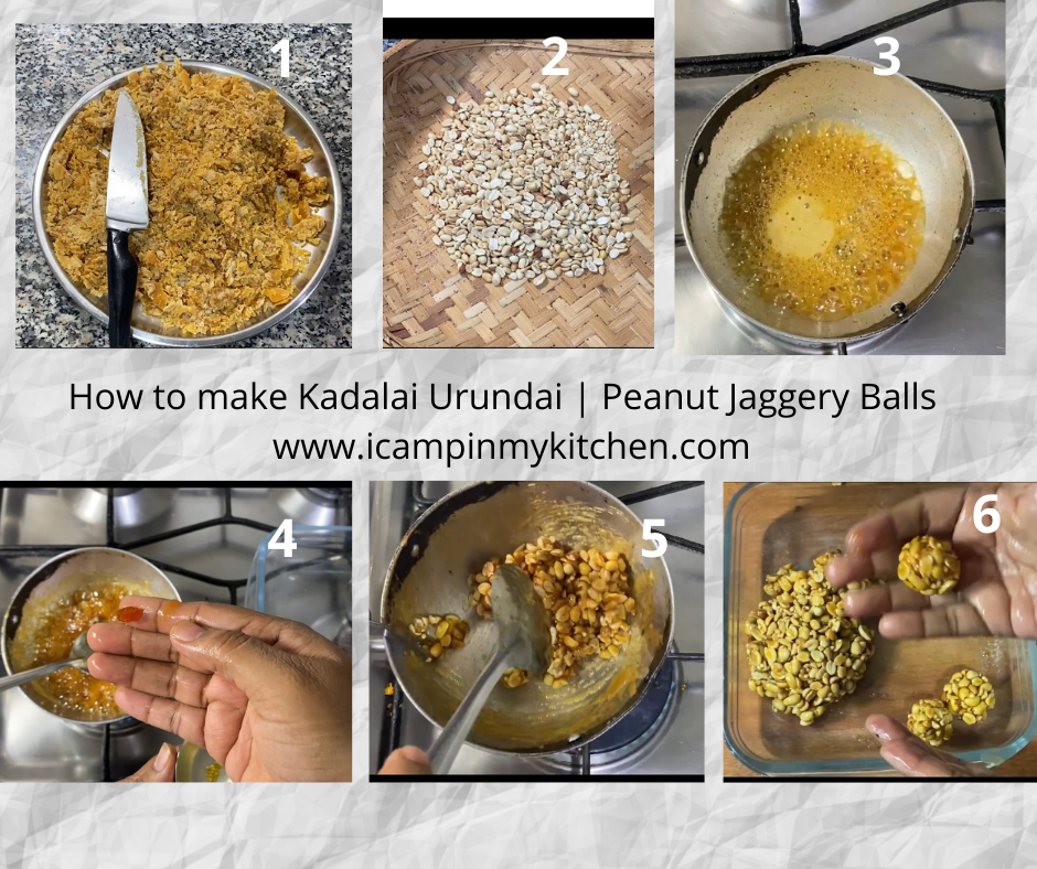 How to make kadalai urundai