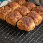 Cinnamon dusted pull apart bread