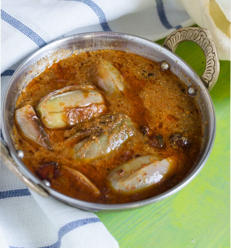 Ennai Kathrikai Kuzhambu | Brinjal Kulambu | South-Indian Lunch #8