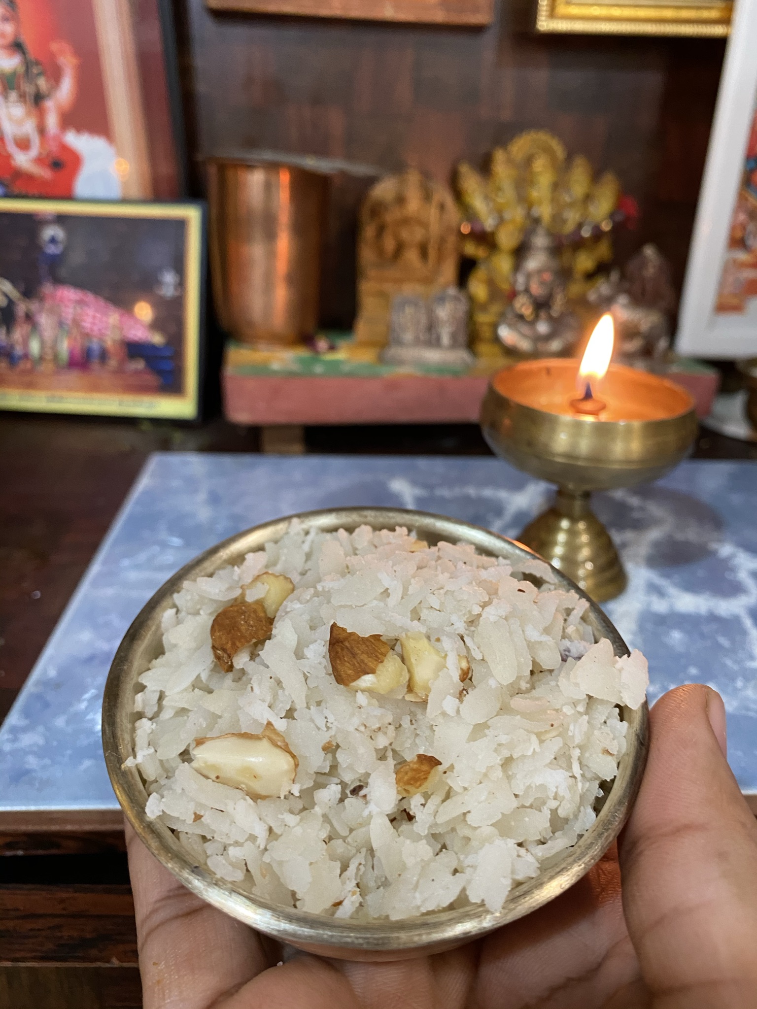 Sweet Poha |இனிப்பு அவல் | Vegan Recipe-image