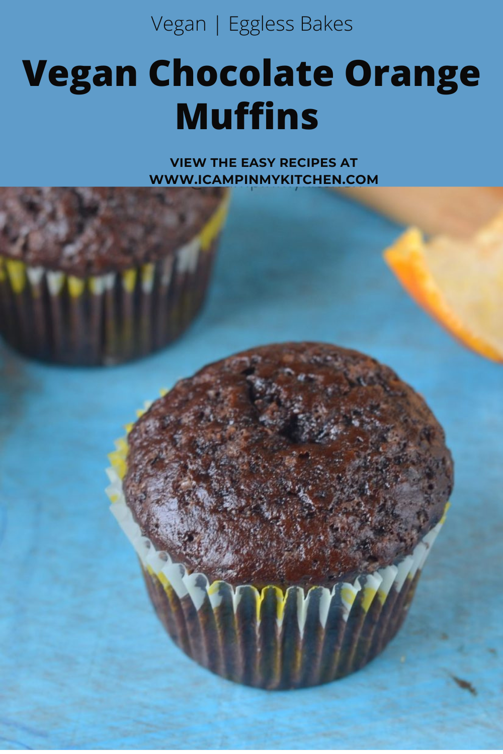 Vegan orange Chocolate muffins