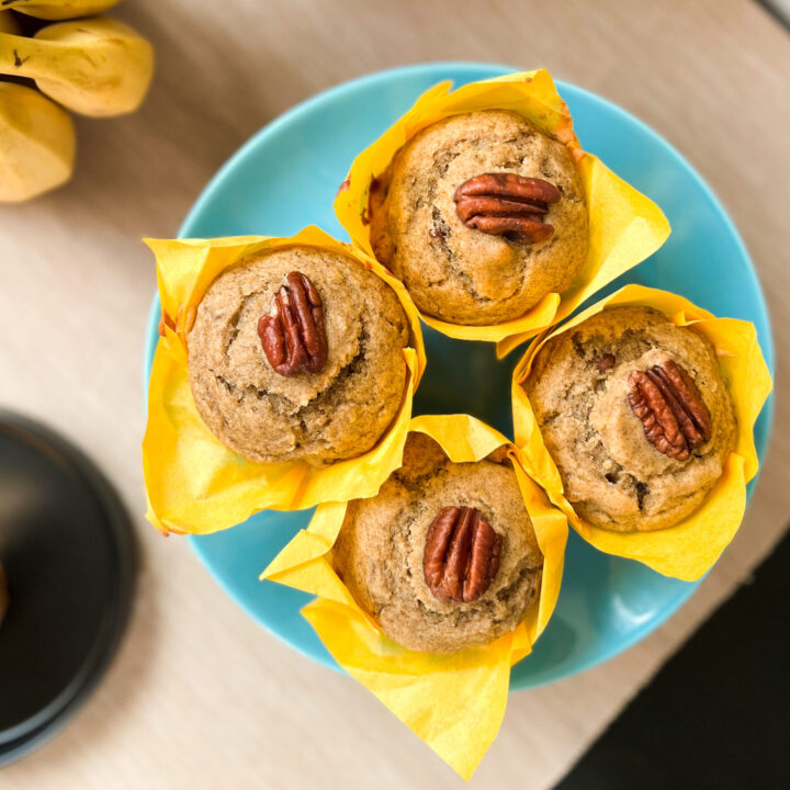 Vegan banana muffins