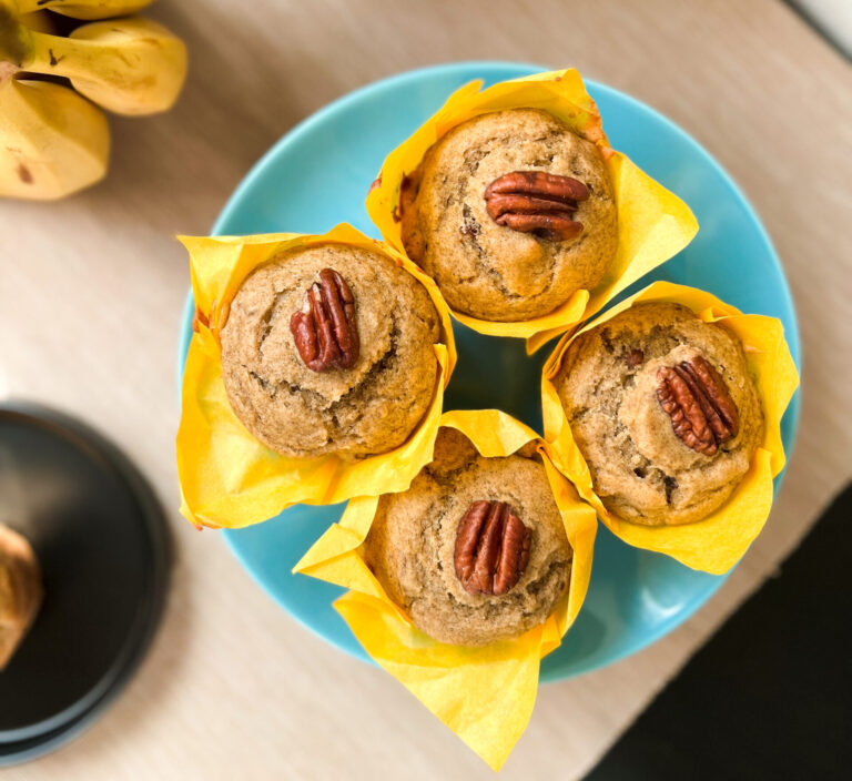 Vegan banana muffins