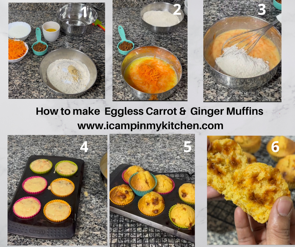 How to make carrot and ginger muffins