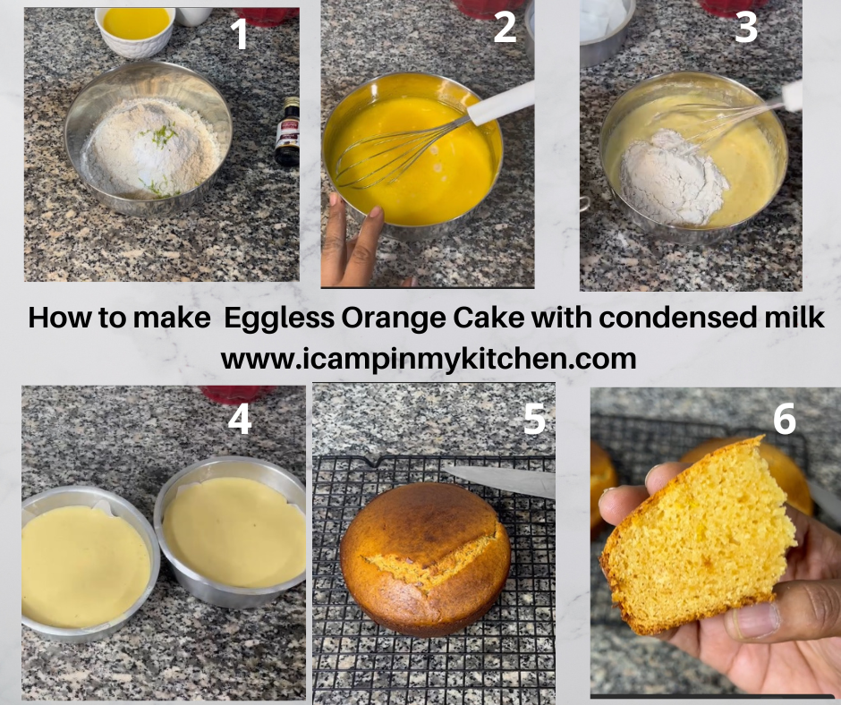 How to make orange cake with condensed milk