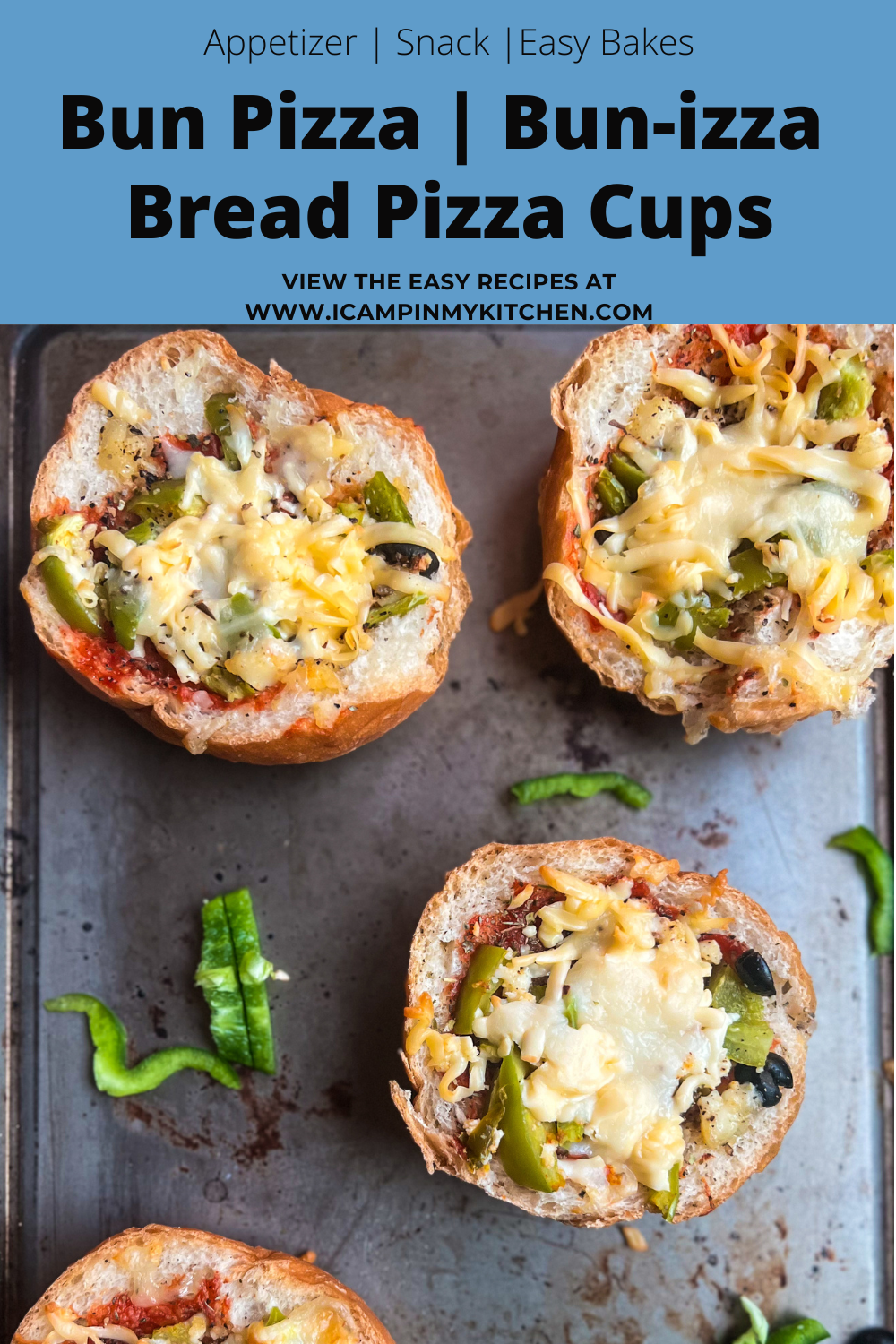 Pizza bun cups Pinterest pin