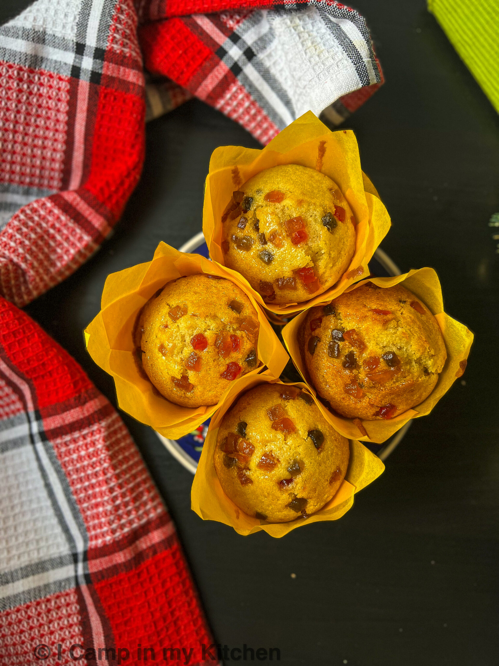 Whole Wheat vanilla muffins