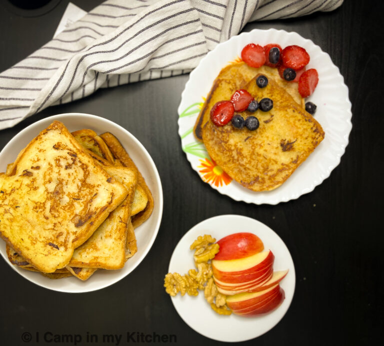 how to make eggless french toast