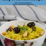 Easy poha with lemon served in a bowl with delicious tempering