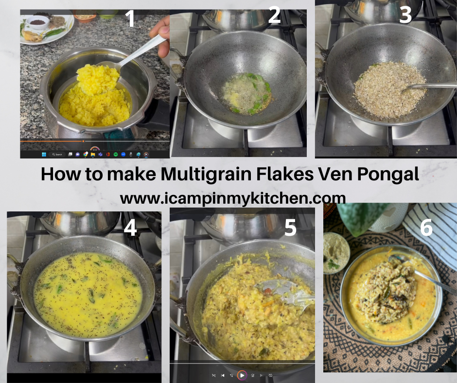Quick and easy Ven Pongal Recipe