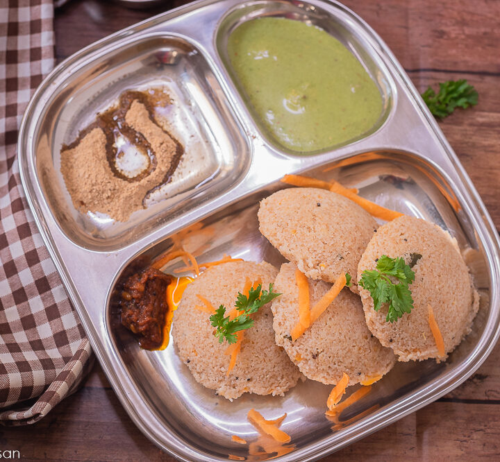 Instant wheat rava idli