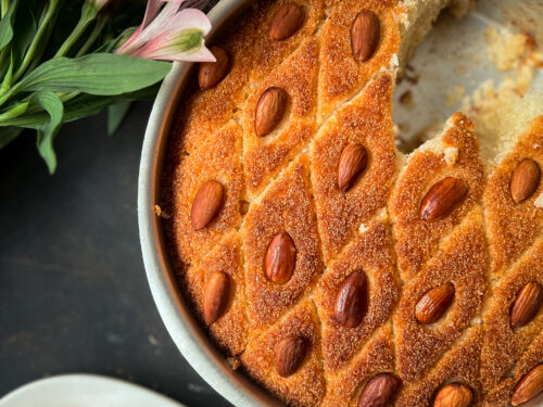 Middle eastern semolina cake