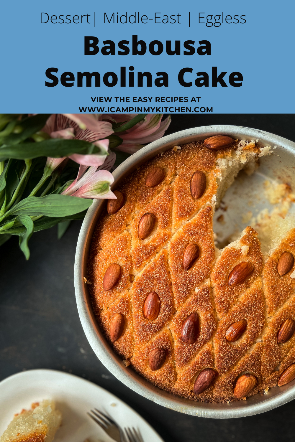 Middle eastern semolina cake