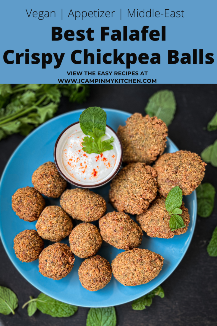 Falafel Recipe | How to make Crispy Falafel - I camp in my kitchen