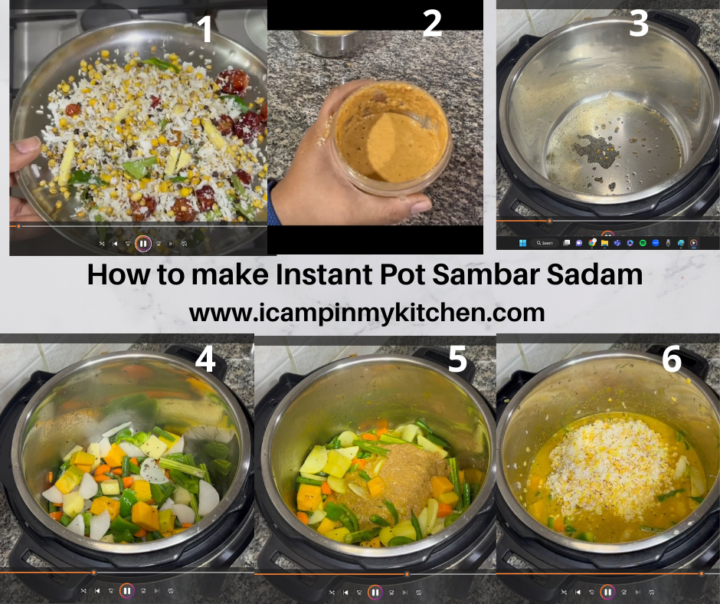Sambar Sadam Sambar Rice Instant Pot Recipe I camp in my kitchen